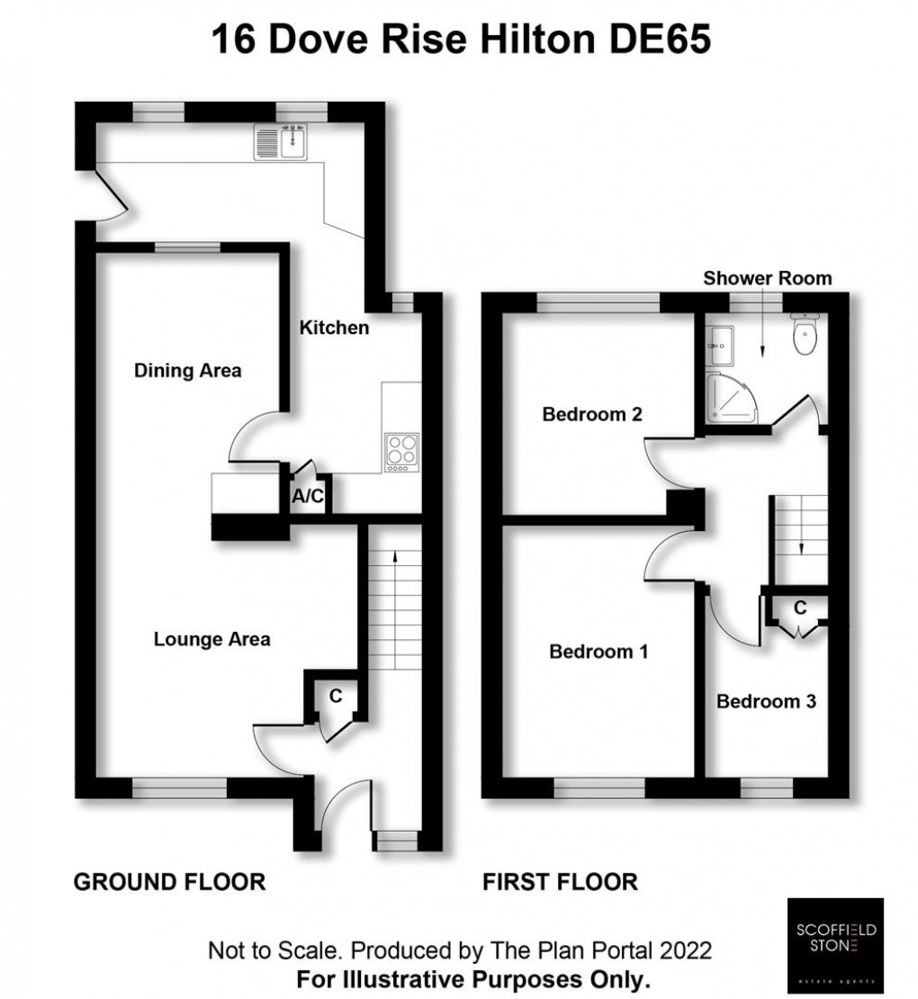 Floorplan for Dove Rise, Hilton, Derby