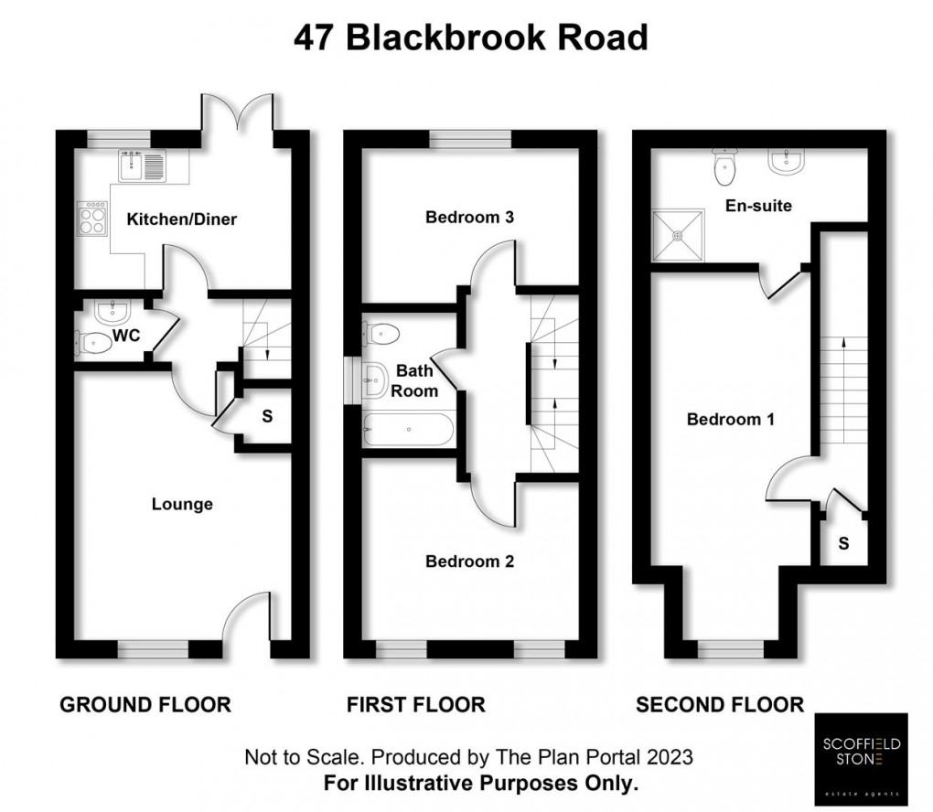 Floorplan for Blackbrook Road, Hilton, Derby