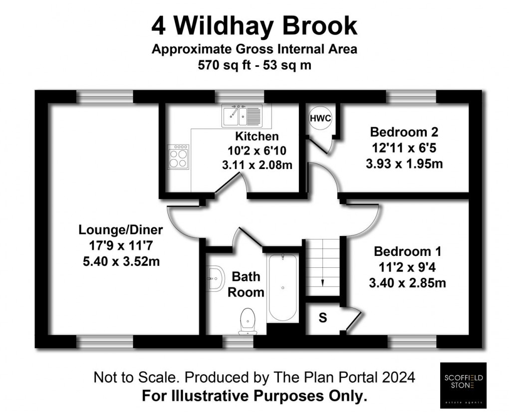 Floorplan for Wildhay Brook, Hilton