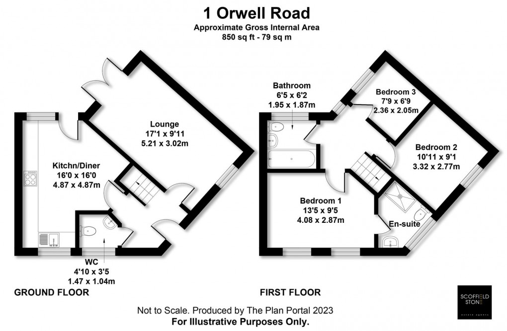 Floorplan for Orwell Road, Hilton, Derby