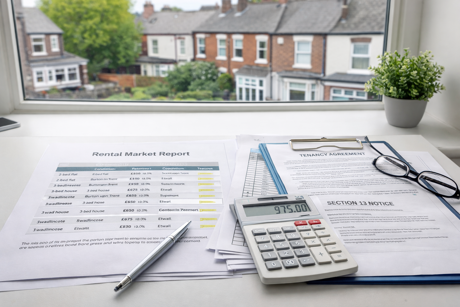 Renters’ Rights Act rent rules and section 13 planning for landlords in Burton upon Trent